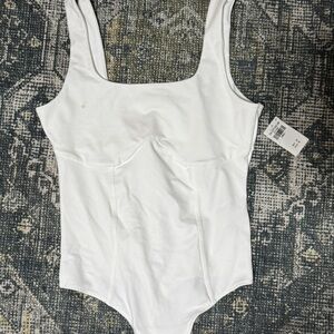 Abercrombie & Fitch White Bodysuit
